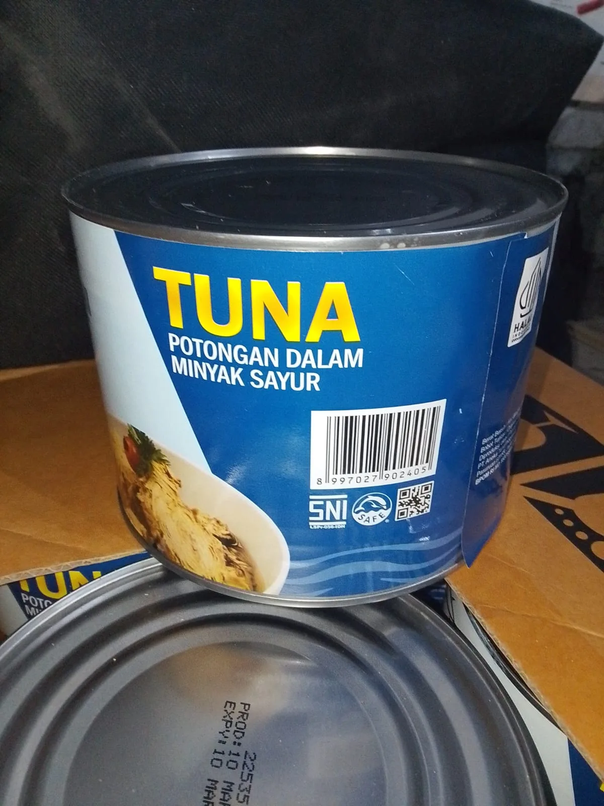 Sunbell Tuna Chunk in Vegetable 1KG