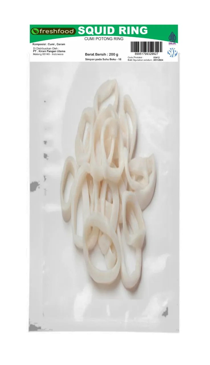 Pasific Ocean Squid Ring 200 GR